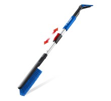 ЗУБР телескопическая щётка от снега со скребком автомобильная, 775-1000 мм, Профессионал (61066)