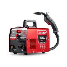 ЗУБР КОМПАКТ, FCAW, MMA, TIG, 160 А, полуавтомат сварочный, без газа, горелка ПС-160 (ПС-М3-160)