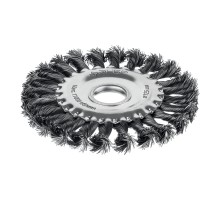 ЗУБР 125х22 мм, щетка дисковая для УШМ, жгутированная стальная проволока 0.5 мм, посад. 22 мм (35170-125)