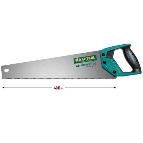 KRAFTOOL Alligator Fine 11, 450 мм, ножовка для точного реза (15203-45)
