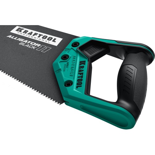 KRAFTOOL Alligator Black 11, 550 мм, ножовка для точного реза (15205-55)