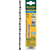 KRAFTOOL Pro Cut, 130 мм, 6 шт, спиральные полотна для лобзика (15344-03)