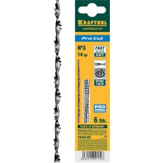 KRAFTOOL Pro Cut, 130 мм, 6 шт, спиральные полотна для лобзика (15344-03)