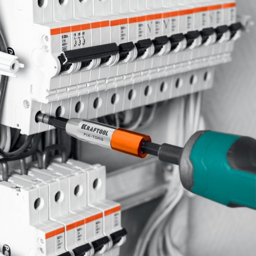 KRAFTOOL FIX-TORQ 1.2 Нм динамометрический адаптер для бит (64035-1.2)