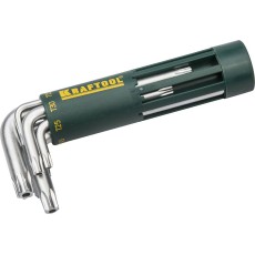KRAFTOOL 8 шт, набор коротких имбусовых ключей (27433-1)