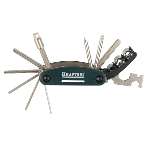 KRAFTOOL 17-в-1, набор для обслуживания велосипеда (26182-H16)
