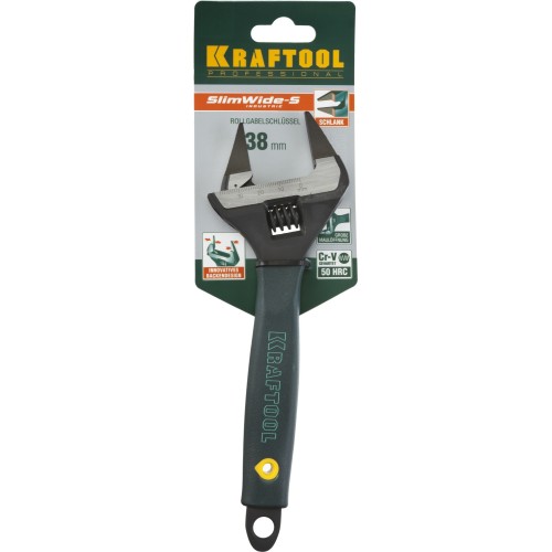 KRAFTOOL SlimWide Ultra, 200/38 мм, разводной ключ (27263-20)