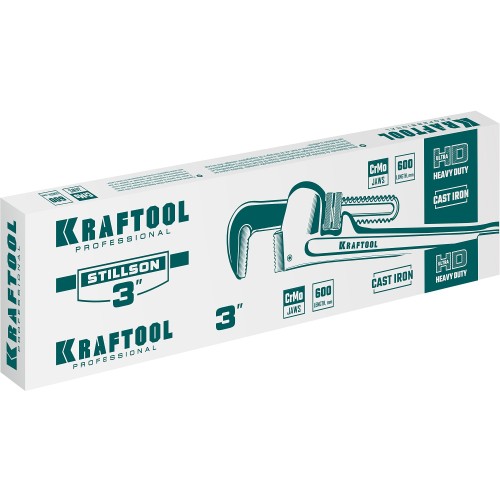 KRAFTOOL STILLSON, 3″, 600 мм, трубный разводной ключ (2727-60)