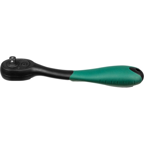 KRAFTOOL 1/4″, 72 зубца, пластиковое покрытие, трещотка для торцовых головок (27796-1/4)