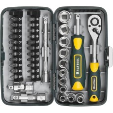 KRAFTOOL X-Drive 38, 38 предм., универсальный набор инструмента (27970-H38)