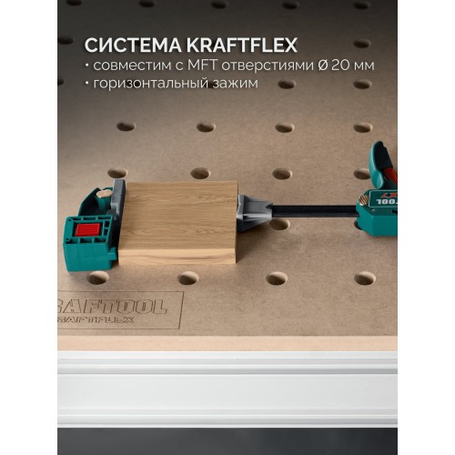 KRAFTOOL KRAFTFLEX X7 600, 600 х 85 мм, многофункциональная быстрозажимная струбцина (32777-600)