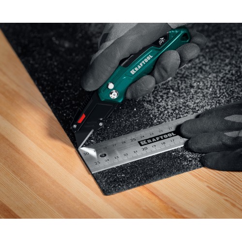 KRAFTOOL BlackMax-A24, 10 шт, трапециевидные лезвия (09624-S10)