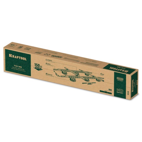 KRAFTOOL TCS-150 330х170 см, макс 150 кг, система переноски крупноформатной плитки (33255)