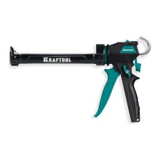 KRAFTOOL ULTRA 310 мл, регулировка силы давления, вариативная антикапельная система, усиленный cкелетный поворотный пистолет для герметика (06679)