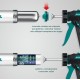 KRAFTOOL ULTRA 600 мл, регулировка силы давления, вариативная антикапельная система, универсальный закрытый пистолет для герметика (06677-60)