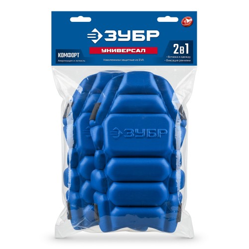 ЗУБР УНИВЕРСАЛ вставка-наколенники защитные из ЭВА, 2 крепежных ремня, Профессионал (11528)