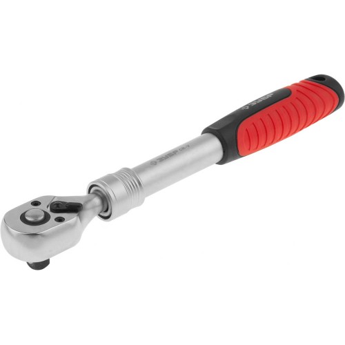 ЗУБР 3/8″, 220 - 320 мм, телескопическая трещотка для торцовых головок (27732-3/8)