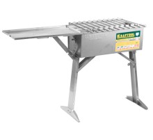 KRAFTOOL 300 x 600 x 800 мм, с автоматическим вращением шампуров, переносной мангал (68310)