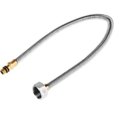 ЗУБР 1/2″, 0.4 м, гайка-штуцер, сильфонная подводка для смесителей с укороченным штуцером (51012-040)