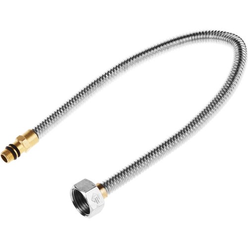 ЗУБР 1/2″, 0.4 м, гайка-штуцер, сильфонная подводка для смесителей с укороченным штуцером (51012-040)