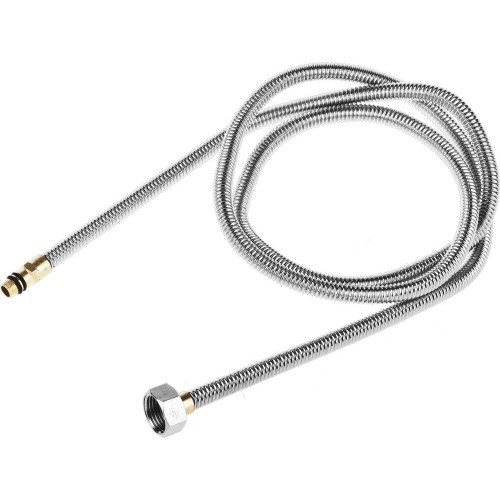 ЗУБР 1/2″, 1.5 м, гайка-штуцер, сильфонная подводка для смесителей с укороченным штуцером (51012-150)