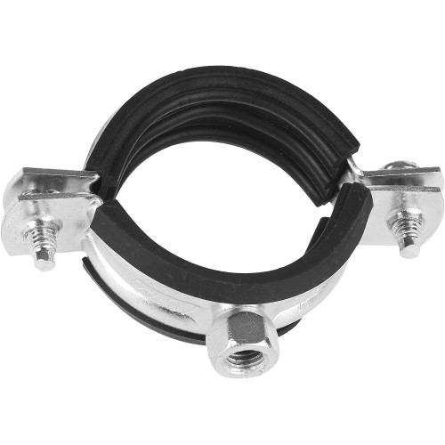 ЗУБР 2 1/2″, цинк, 1 шт, трубный хомут с гайкой (37850-73-82-1)