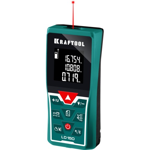 KRAFTOOL LD-150, 5 см - 150 м, лазерный дальномер (34767)