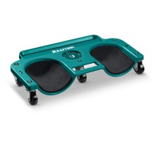KRAFTOOL KRAFT BOARD на единой, базе, 5 колёс, лоток для инструментов, нагрузка до 110кг, строительные наколенники на колёсах (11513)
