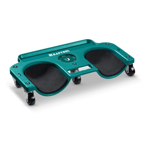 KRAFTOOL KRAFT BOARD на единой, базе, 5 колёс, лоток для инструментов, нагрузка до 110кг, строительные наколенники на колёсах (11513)
