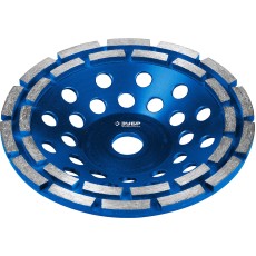 ЗУБР d 180 мм, двухрядная алмазная шлифовальная чашка, Профессионал (33372-180)