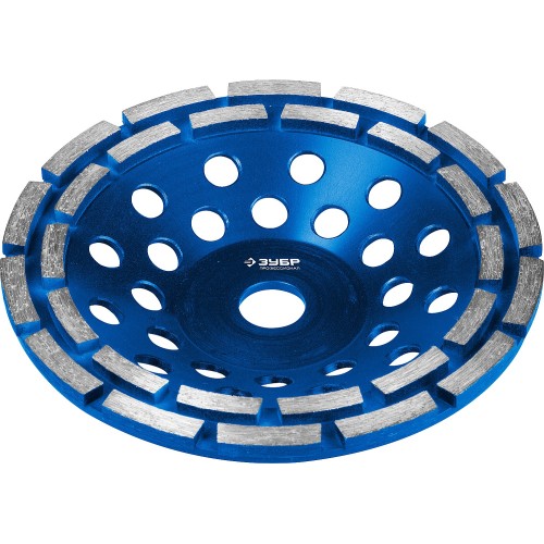 ЗУБР d 180 мм, двухрядная алмазная шлифовальная чашка, Профессионал (33372-180)