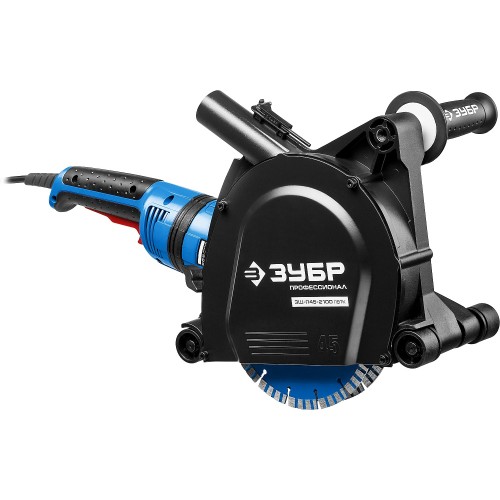 ЗУБР d 180 мм, 2100 Вт, 45 мм, штроборез (бороздодел), метал. ящик, Профессионал (ЗШ-П45-2100 ПВТК)