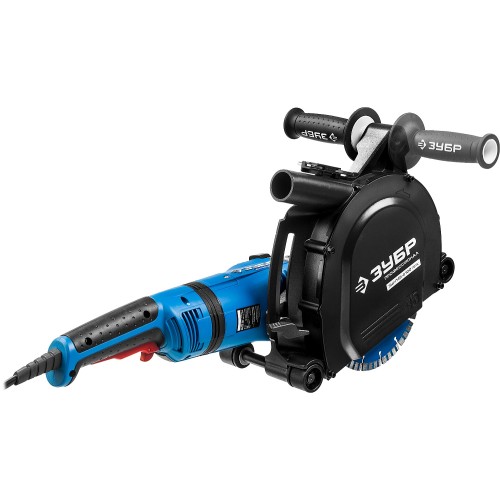 ЗУБР d 180 мм, 2100 Вт, 45 мм, штроборез (бороздодел), метал. ящик, Профессионал (ЗШ-П45-2100 ПВТК)