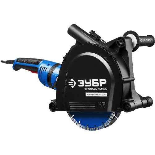 ЗУБР d 230 мм, 2600 Вт, 65 мм, штроборез (бороздодел), метал. ящик, Профессионал (ЗШ-П65-2600 ПВСТК)