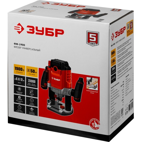 ЗУБР 1900 Вт, 50 мм, универсальный фрезер (ФМ-1900)
