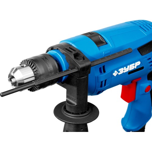 Дрель удар, ЗУБР Профессионал ЗДУ-680 ЭРКМ2, патрон 13мм, реверс, сталь-10мм/бетон-13мм/дерево-20мм, 0-3000 об/мин, 0-48000 уд/мин, 680 Вт, кейс