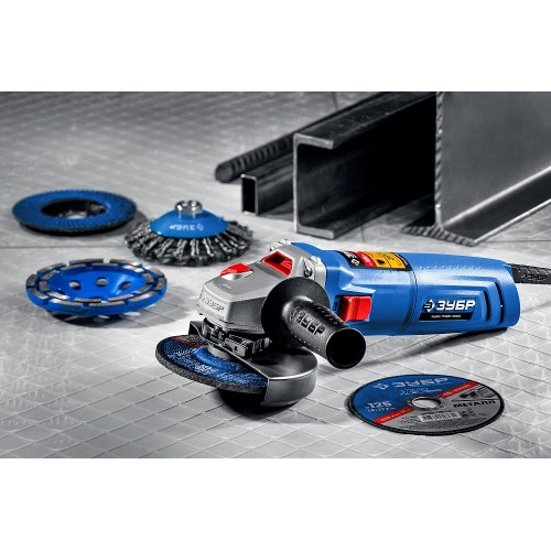 ЗУБР 1000 Вт, d125 мм, УШМ, Профессионал (УШМ-П125-1000)