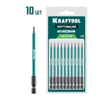 KRAFTOOL OPTIMUM TX 10, 100 мм, 10 шт, биты (26126-10-100-S10)
