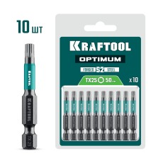 KRAFTOOL OPTIMUM TX 25, 50 мм, 10 шт, биты (26126-25-50-10)