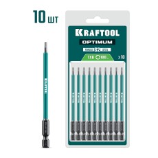 KRAFTOOL OPTIMUM TX 8, 100 мм, 10 шт, биты (26126-8-100-S10)