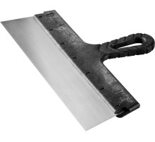 ЗУБР 350 мм, пластиковая ручка, стальной фасадный шпатель (10052-35)