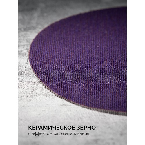 KRAFTOOL Giraffe NET 225 мм, Р80, сетчатый шлифовальный круг на липучке, без отв. (35654-080)