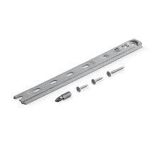 ЗУБР Планка-Волна Антиблик 190 мм, крепеж для фасадной и террасной доски, термодиф. покрытие, с саморезами и битой, 50 шт, Профессионал (307031-190)