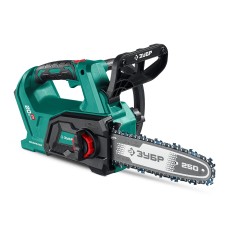 ЗУБР 20 В, 250 мм шина, без АКБ (LMS), пила цепная аккумуляторная (ПЦБ-2025)