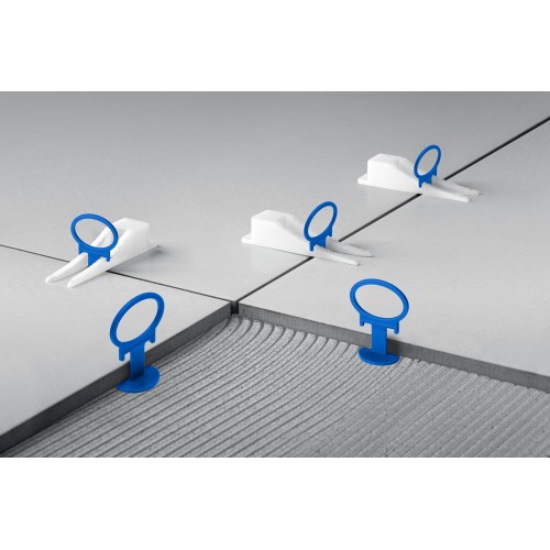 ЗУБР КОЛЬЦО, 1,0 мм, зажим, 100 шт, система выравнивания плитки (33861-100)