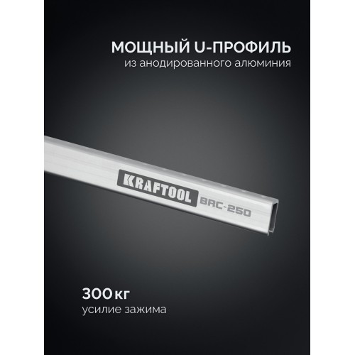 KRAFTOOL BRC-250, 2540/48 мм, высокоточная струбцина-вайма (32313-250)