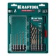 KRAFTOOL STEP POINT, 10 шт, набор сверл по металлу для винтовёртов и шуруповертов IMPACT READY (29653-H10)