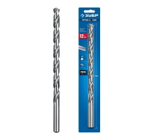 ЗУБР ПРОФ-А 300 (12х300 мм, Р6М5) длинное сверло по металлу, класс А (29624-12-300)