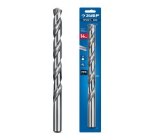 ЗУБР ПРОФ-А 300 (14х300 мм, Р6М5) длинное сверло по металлу, класс А (29624-14-300)