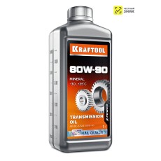KRAFTOOL SAE 80W-90, 1 л, минеральное трансмиссионное масло (41530-1)